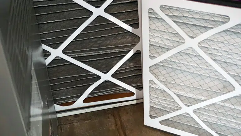 clean vs. dirty air filter